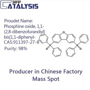 Phosphine Oxide, 1,1-(2,8-dibenzofurandiyl)bis[1,1-diphenyl- CAS: 911397-27-8
